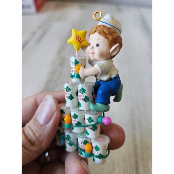 Enesco what's shakin shake Xmas McDonald's fifth ornament vintage Xmas tree 5926 - Picture 4 of 9